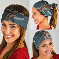 New Zealand Tui Bird Maripi Neck Gaiter Maori Weapon Kowhaiwhai Pattern