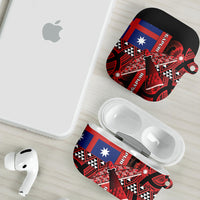 Aotearoa Iwi Ngapuhi AirPods Case Tuhoronuku Kite United Tribes Flag Maori Pattern