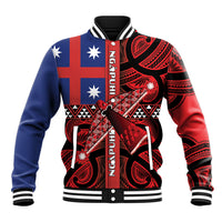 Aotearoa Iwi Ngapuhi Baseball Jacket Tuhoronuku Kite United Tribes Flag Maori Pattern