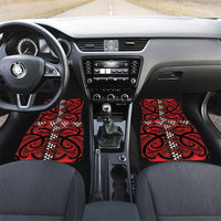 Aotearoa Iwi Ngapuhi Car Mats Tuhoronuku Kite United Tribes Flag Maori Pattern