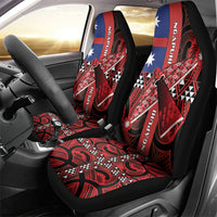 Aotearoa Iwi Ngapuhi Car Seat Cover Tuhoronuku Kite United Tribes Flag Maori Pattern
