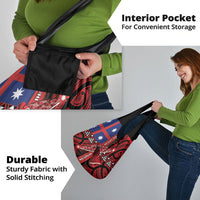 Aotearoa Iwi Ngapuhi Grocery Bag Tuhoronuku Kite United Tribes Flag Maori Pattern