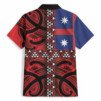 Aotearoa Iwi Ngapuhi Hawaiian Shirt Tuhoronuku Kite United Tribes Flag Maori Pattern