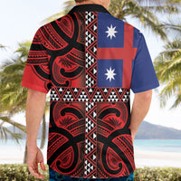 Aotearoa Iwi Ngapuhi Hawaiian Shirt Tuhoronuku Kite United Tribes Flag Maori Pattern