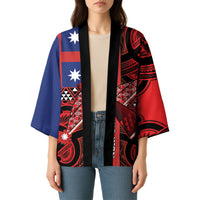 Aotearoa Iwi Ngapuhi Kimono Tuhoronuku Kite United Tribes Flag Maori Pattern