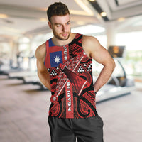 Aotearoa Iwi Ngapuhi Men Tank Top Tuhoronuku Kite United Tribes Flag Maori Pattern