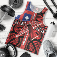 Aotearoa Iwi Ngapuhi Men Tank Top Tuhoronuku Kite United Tribes Flag Maori Pattern