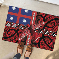 Aotearoa Iwi Ngapuhi Rubber Doormat Tuhoronuku Kite United Tribes Flag Maori Pattern