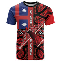 Aotearoa Iwi Ngapuhi T Shirt Tuhoronuku Kite United Tribes Flag Maori Pattern