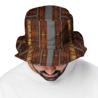 Malo e Lelei Tonga Bucket Hat Tongan Ngatu Tapa Cloth - Polynesian Pride