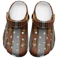 Malo e Lelei Tonga Clogs Shoes Tongan Ngatu Tapa Cloth - Polynesian Pride