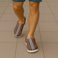 Malo e Lelei Tonga Clogs Shoes Tongan Ngatu Tapa Cloth - Polynesian Pride