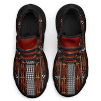 Malo e Lelei Tonga Clunky Sneakers Tongan Ngatu Tapa Cloth - Polynesian Pride