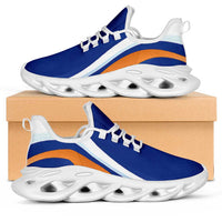 Marshall Islands Clunky Sneakers Flag-Inspired Curve Style