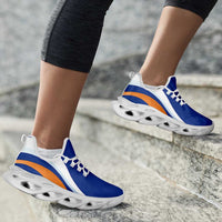 Marshall Islands Clunky Sneakers Flag-Inspired Curve Style