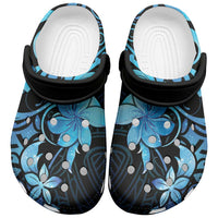 Matariki New Zealand Clogs Shoes Maori Pattern Blue Galaxy LT05 Blue - Polynesian Pride