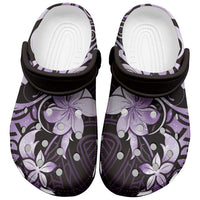 Matariki New Zealand Clogs Shoes Maori Pattern Purple Galaxy LT05 Purple - Polynesian Pride