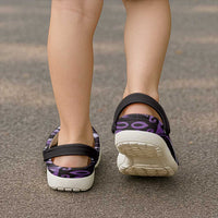Matariki New Zealand Clogs Shoes Maori Pattern Purple Galaxy LT05 - Polynesian Pride