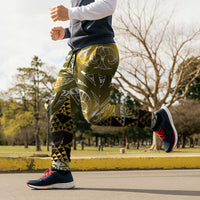 Matariki New Zealand Jogger Pants NZ Niho Taniwha Maori New Year Yellow Galaxy LT14 - Polynesian Pride