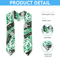 Matie Tahiti Tiare Monstera Graduation Stole Polynesian Pattern Curve Style LT01 - Polynesian Pride