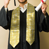 Melemele Hawaii Breadfruit Palaka Motifs Graduation Stole