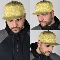 Melemele Hawaii Breadfruit Palaka Motifs Snapback Cap