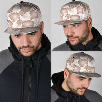 Mocha Mousse Aloha Hawaii Snapback Cap Monstera Hibiscus Plumeria Seamless Vibes LT14 - Polynesian Pride