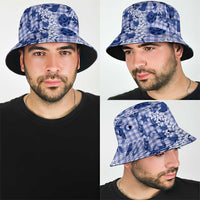 Mokihana Maile Ilima Leis Paniolo Palaka Bucket Hat Hawaiian Polu Spirit - Polynesian Pride