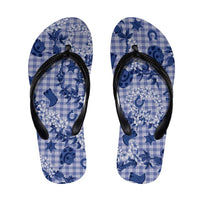 Mokihana Maile Ilima Leis Paniolo Palaka Flip Flops Hawaiian Polu Spirit - Polynesian Pride