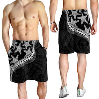 Monotone Polynesian Starfish Unique Pattern Shorts for Men