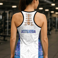 New Zealand Aotearoa Hollow Tank Top Purple Maori Papua Shell Indigenous - Polynesian Pride