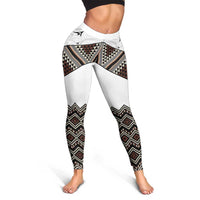 New Zealand Aotearoa Leggings Taniko Art Simple Style