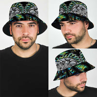New Zealand Bucket Hat Maori Rugby Tattoo Papua Shell - Polynesian Pride