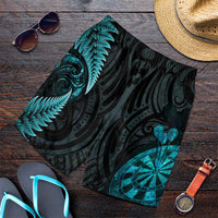 New Zealand Darts Shorts for Men Happiness Is A Tight Threesome Maori Paua Shell LT14