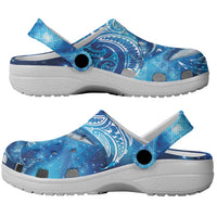 New Zealand Humpback Whale Matariki Clogs Shoes Maori New Year Taniko Niho Taniwha LT14 - Polynesian Pride