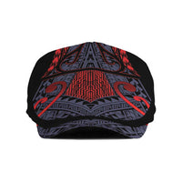 New Zealand Jeff Hat Maori Kiwiana Pattern Tukutuku Motif