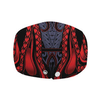 New Zealand Jeff Hat Maori Kiwiana Pattern Tukutuku Motif
