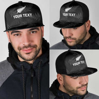 New Zealand Silver Fern Rugby Custom Mesh Trucker Cap Go Aotearoa Champions World Cup - Polynesian Pride