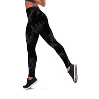 New Zealand Silver Fern Rugby Leggings Go Aotearoa Champions World Cup - Polynesian Pride