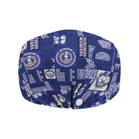 Northern Mariana Islands Magof Nochebuena Jeff Hat Pacific Patchwork Xmas Vibes - Polynesian Pride