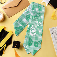 Omaomao Aloha Hawaii Graduation Stole Plumeria Lei With Palaka Motif - Polynesian Pride