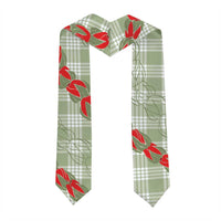 Omaomao Aloha Hawaii Graduation Stole Rosebud Lei With Palaka Motif - Polynesian Pride