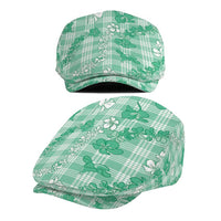 Omaomao Aloha Hawaii Jeff Hat Plumeria Lei With Palaka Motif - Polynesian Pride