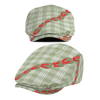 Omaomao Aloha Hawaii Jeff Hat Rosebud Lei With Palaka Motif LT14 - Polynesian Pride