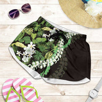 Omaomao Aloha Hawaii Lei Shorts for Women Tropical Flowers Elegant Vibe - Polynesian Pride