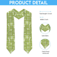 Omaomao Hawaii Breadfruit Palaka Motifs Graduation Stole