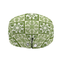 Omaomao Palaka Quilt Hawaii Jeff Hat Hawaiian Tropical Monstera Sea Turtle
