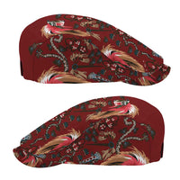 Oxblood Bird of Batik Papua Jeff Hat Exotic Natural Wealth of Papua - Polynesian Pride