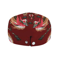 Oxblood Bird of Batik Papua Jeff Hat Exotic Natural Wealth of Papua - Polynesian Pride