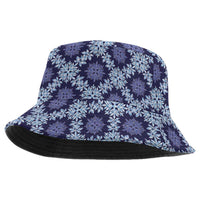 Palaka Hawaiian Quilt Seamless Pattern Bucket Hat - Polynesian Pride